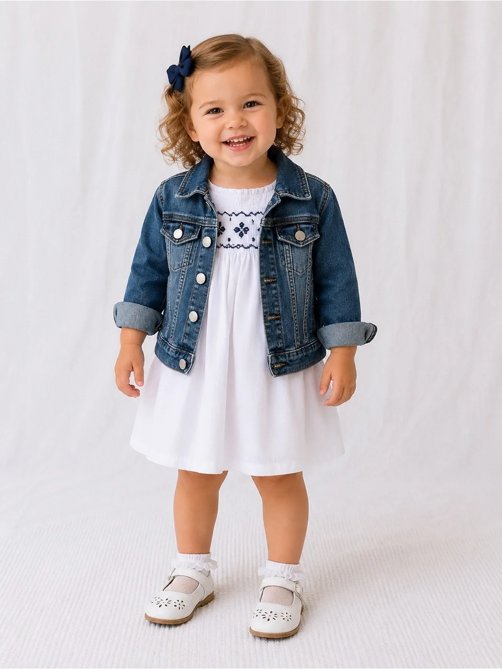 GAP Baby Denim Jacket in Indigo Blue